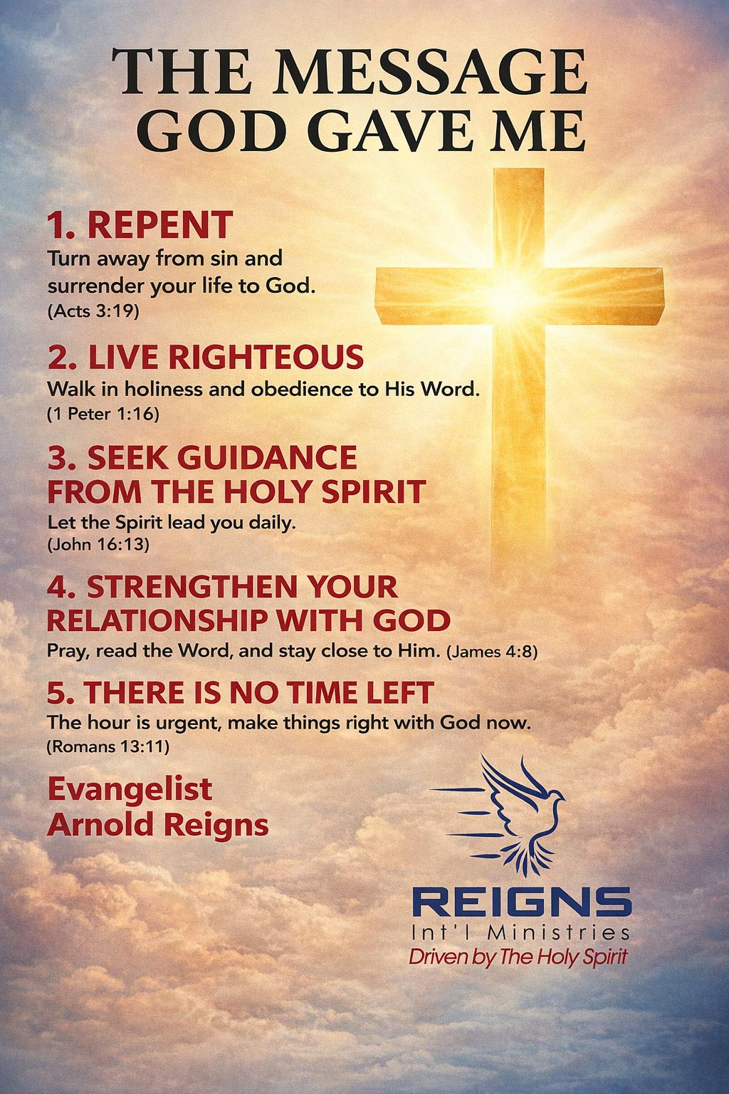 Sharing God's message with the congregation